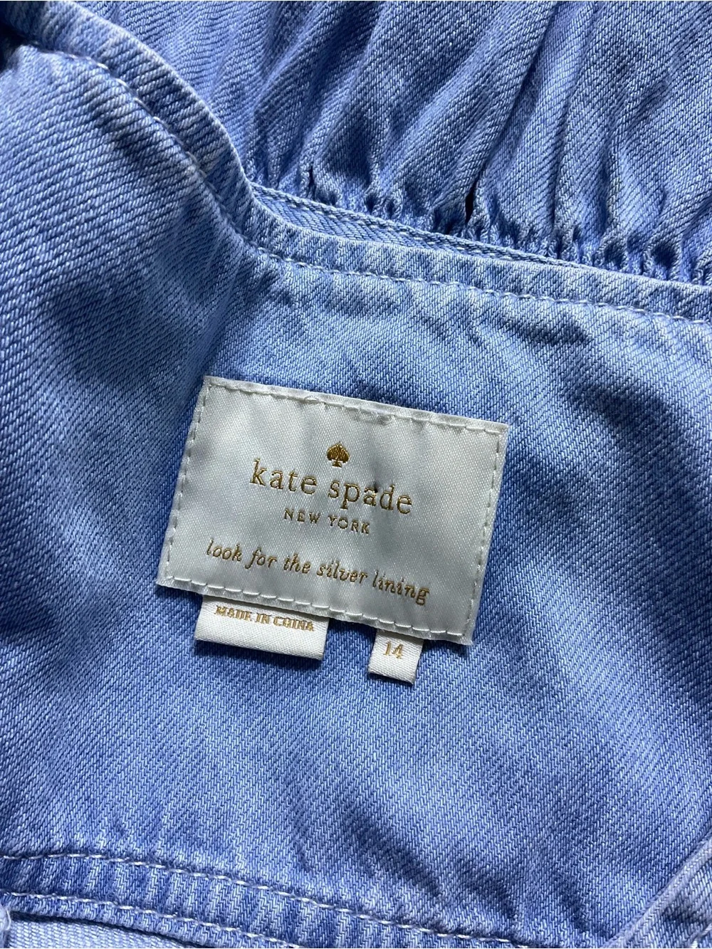 Kate Spade New York dip-dye denim dress